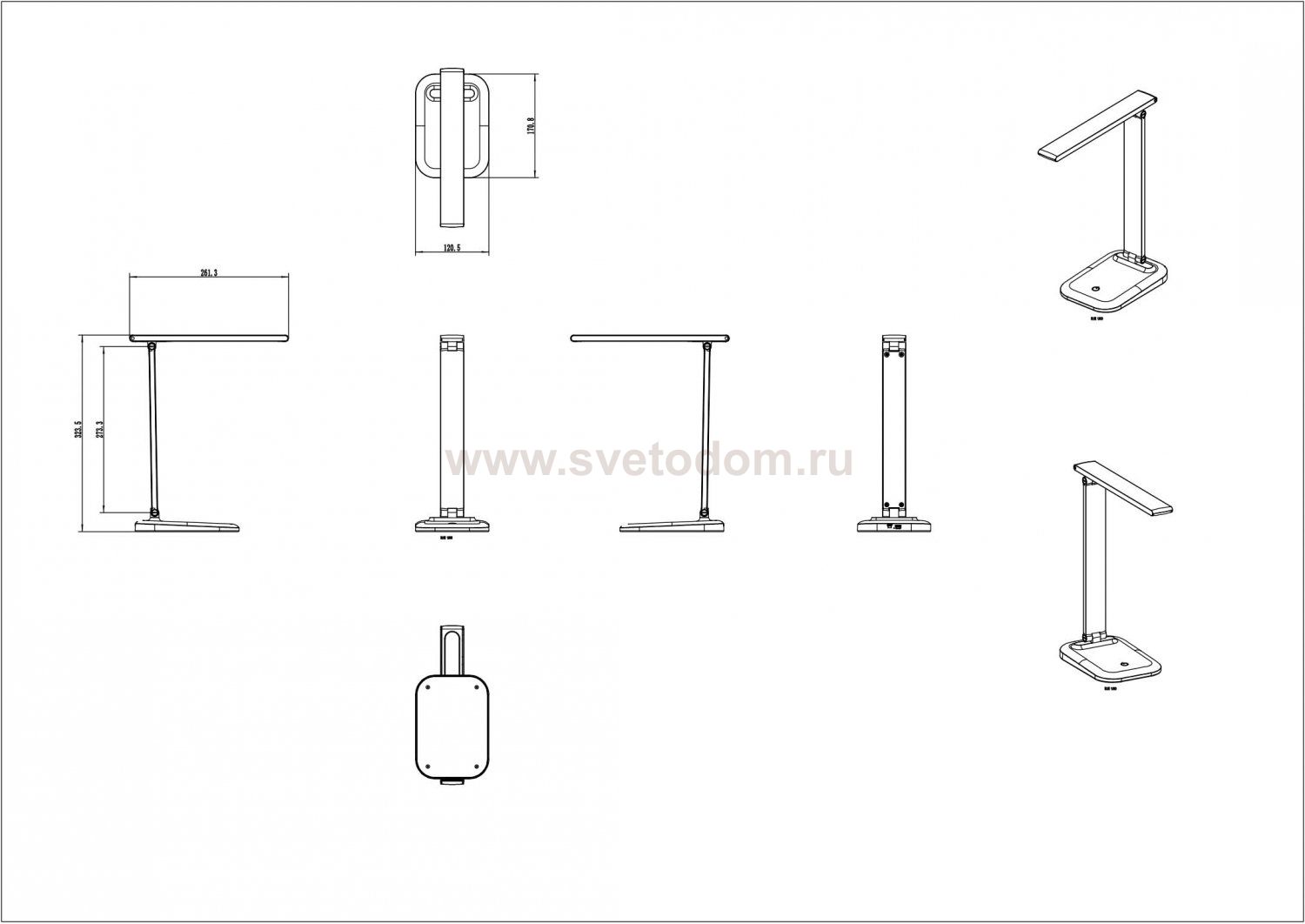 Настольная лампа Arte Lamp A5124LT-1BK