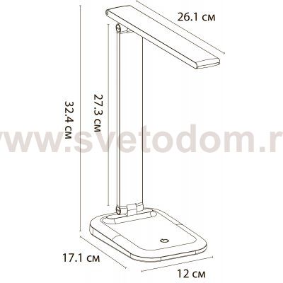 Настольная лампа Arte Lamp A5124LT-1WH