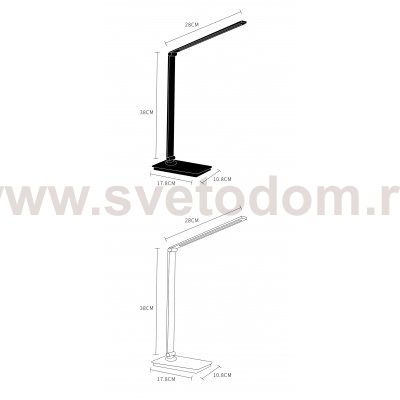 светильник настольный Arte Lamp A5126LT-1BK EDWARD