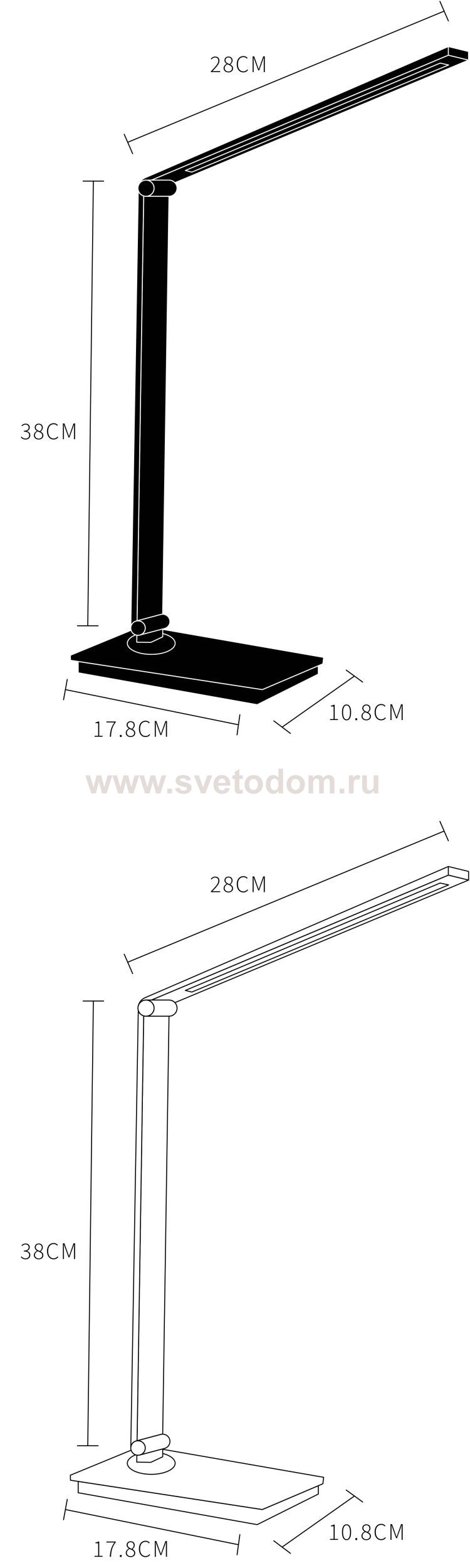 Светильники настольные Arte Lamp A5126LT-1WH EDWARD