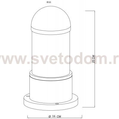 УЛИЧНЫЙ СВЕТИЛЬНИК Arte lamp A5217FN-1BK COPPIA