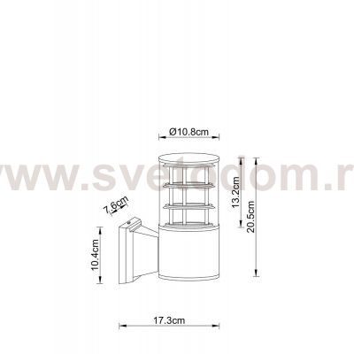 Уличный светильник Arte Lamp A5315AL-1BK TOKYO
