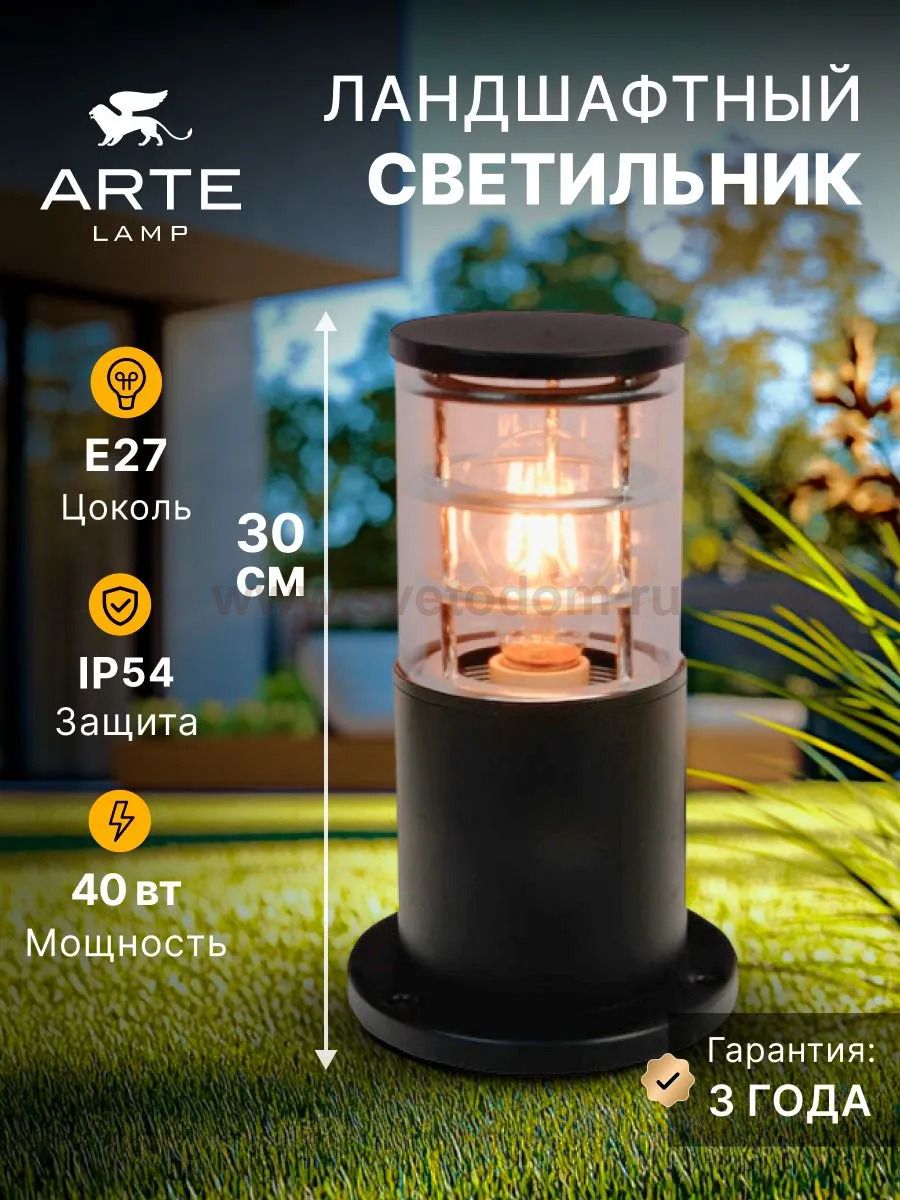 Уличный светильник Arte Lamp A5315FN-1BK TOKYO