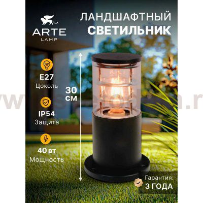 Уличный светильник Arte Lamp A5315FN-1BK TOKYO