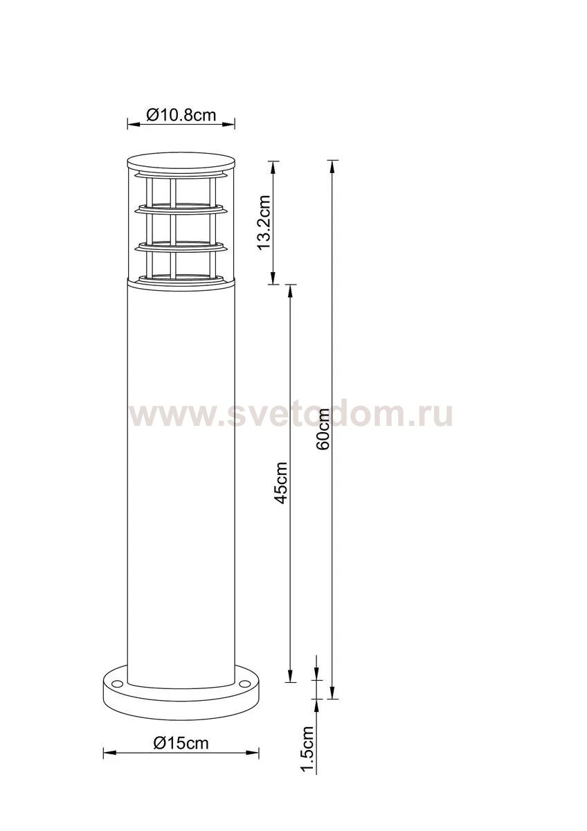 Уличный светильник Arte Lamp A5316PA-1BK TOKYO