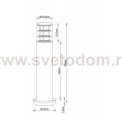 Уличный светильник Arte Lamp A5316PA-1BK TOKYO