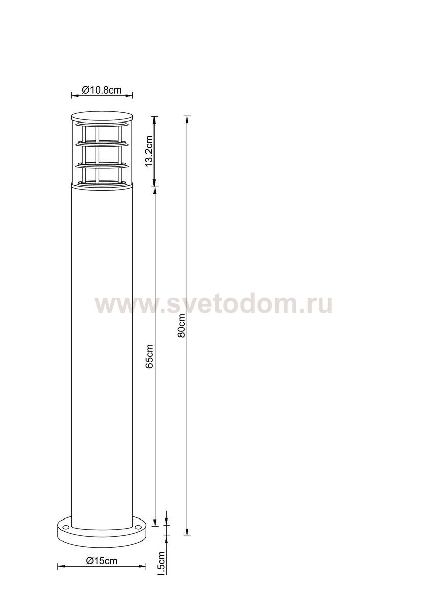 Уличный светильник Arte Lamp A5318PA-1BK TOKYO