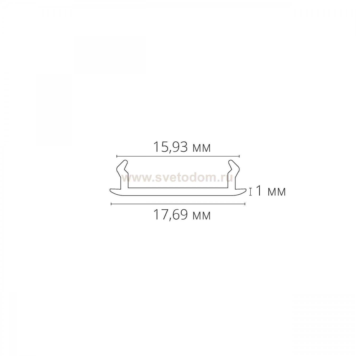 Аксессуар для однофазных трековых систем Arte Lamp A540106С TRACK ACCESSORIES
