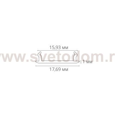 Аксессуар для однофазных трековых систем Arte Lamp A540106С TRACK ACCESSORIES