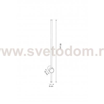 Декоративные подсветки Arte Lamp A5409AL-1BK ATMOS