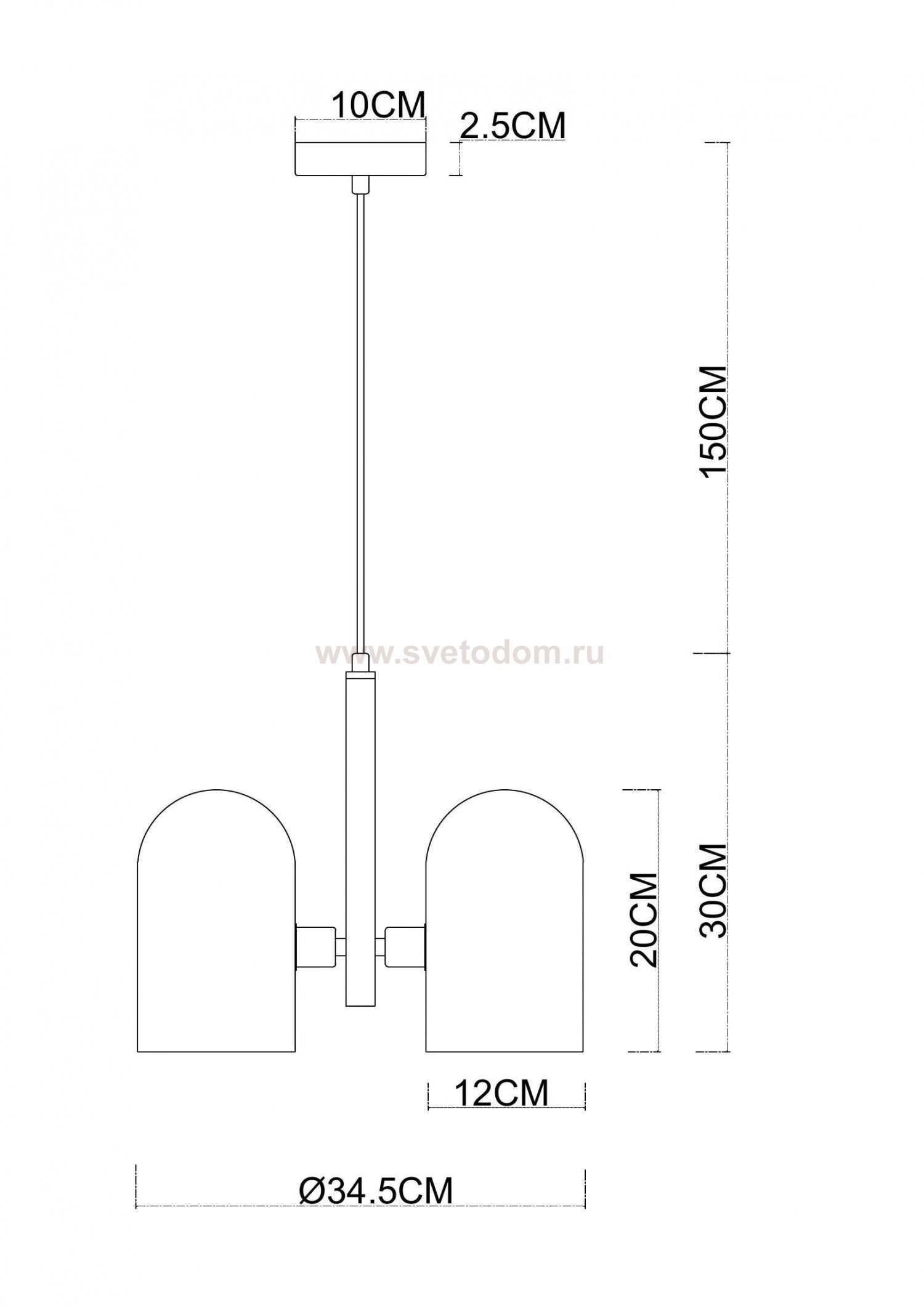 Подвес Arte Lamp A5454SP-3PB CASSEL