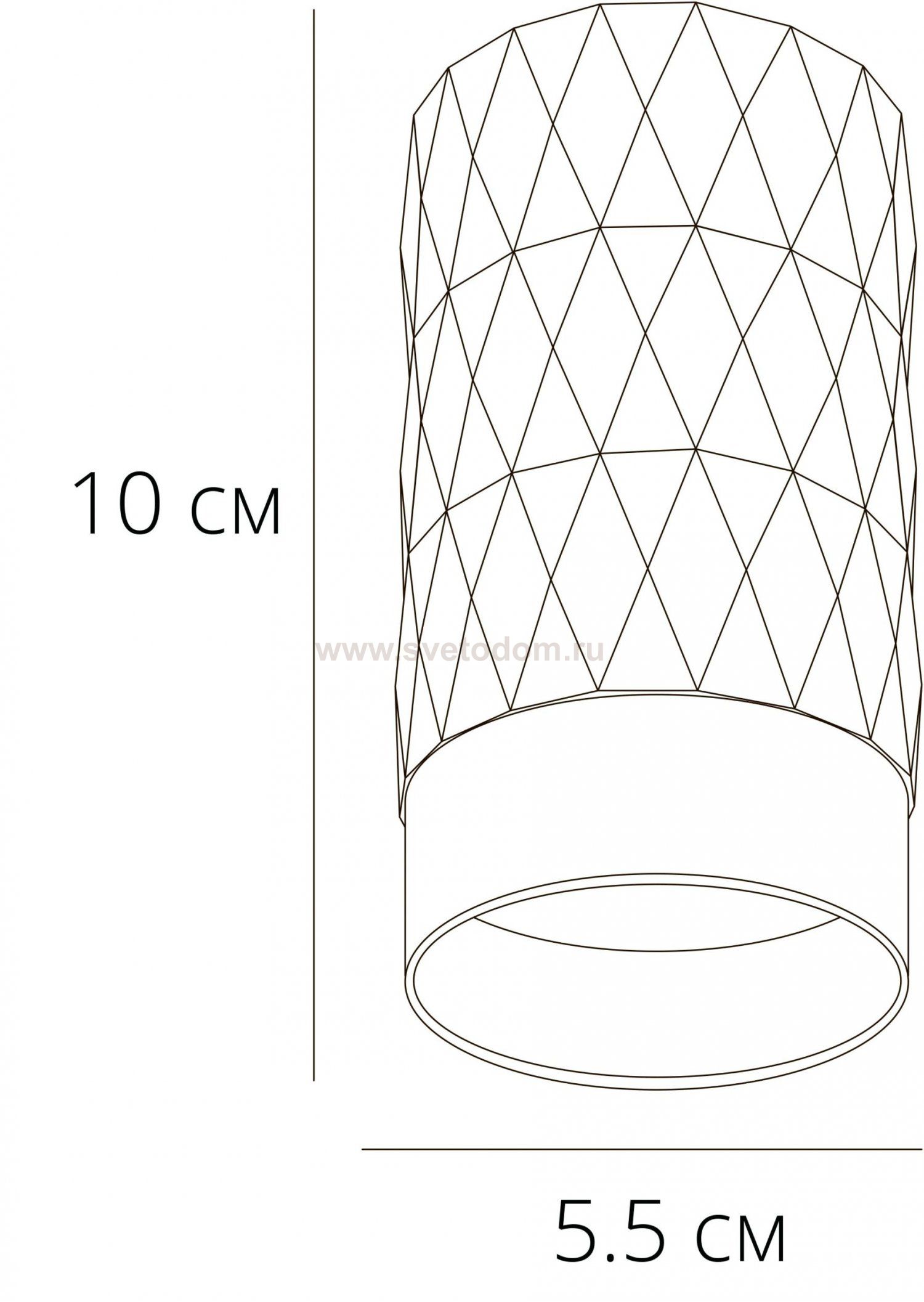 Точечный накладной светильник Arte lamp A5658PL-1WH FANG
