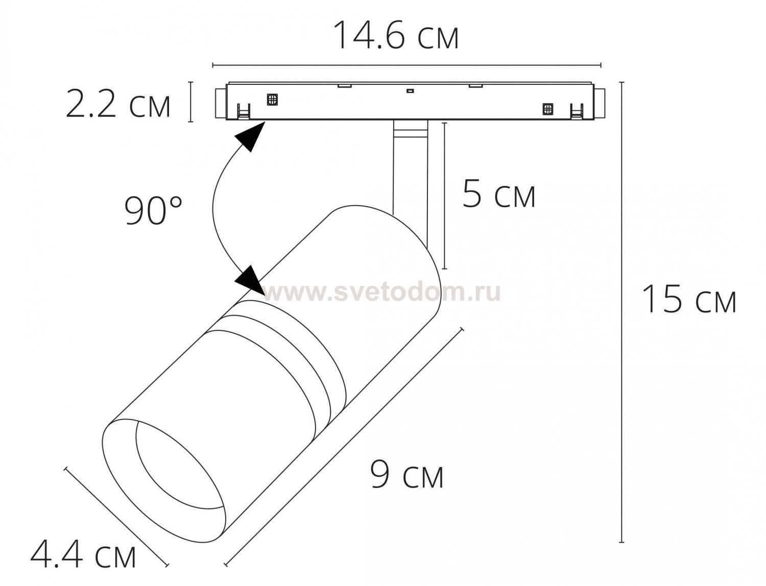 Светильник потолочный Arte lamp A5720PL-1BK EXPERT