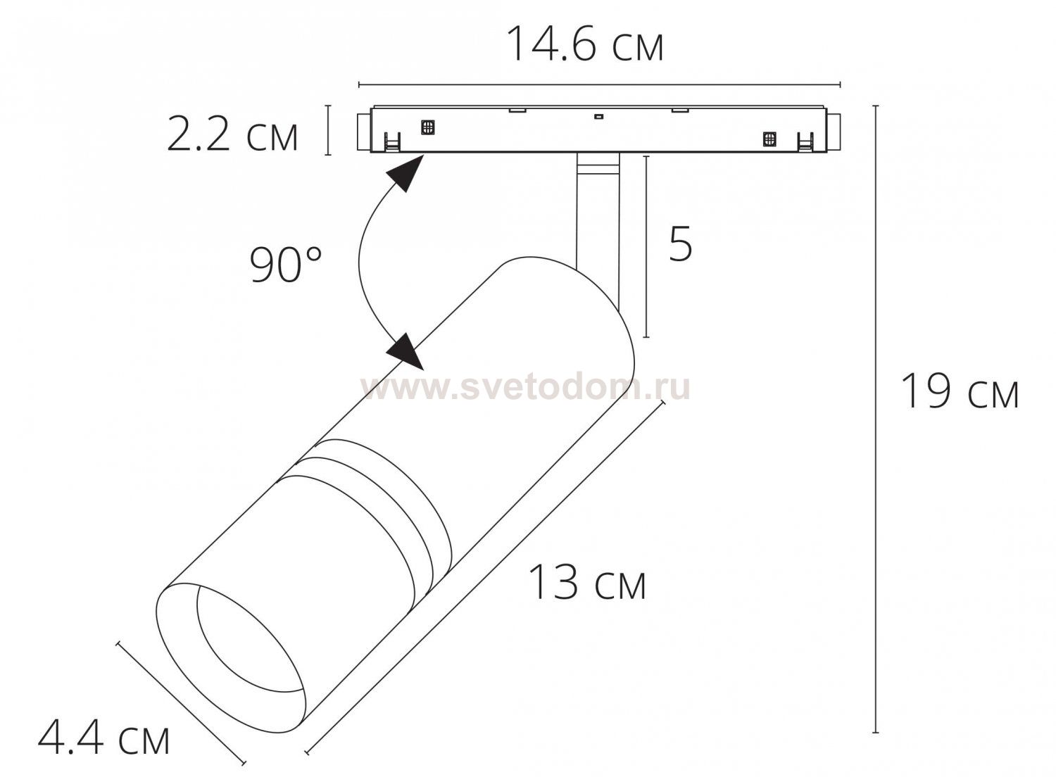Светильник потолочный Arte lamp A5721PL-1BK EXPERT