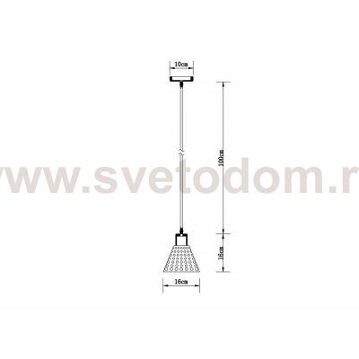 Люстры Arte Lamp A5891SP-1BK LANCASTER