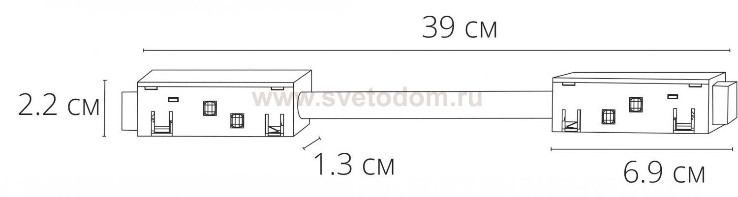 КОННЕКТОР ДЛЯ ШИНОПРОВОДА (ТРЕКА) ГИБКИЙ Arte lamp A590406 EXPERT-ACCESSORIES
