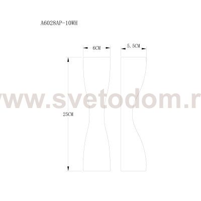 Настенные светильники Arte lamp A6028AP-10WH ALGEDI