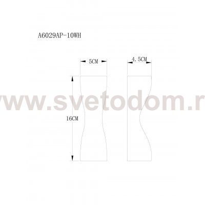 Декоративные подсветки Arte lamp A6029AP-10WH CHERTAN