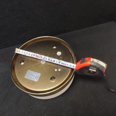 Светильник для ванной круглый 230мм 2*Е27 Arte Lamp A6047PL-2AB  AQUA-TABLET бронза IP44