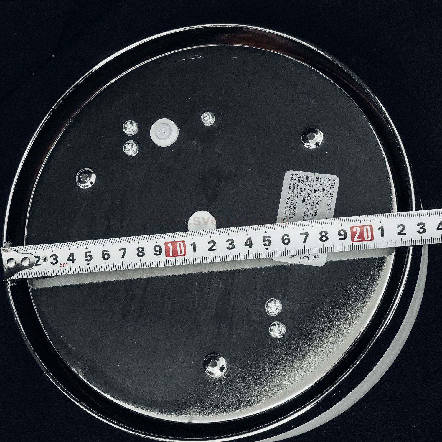 Светильник круглый 240мм Arte Lamp A6047PL-2CC AQUA-TABLET