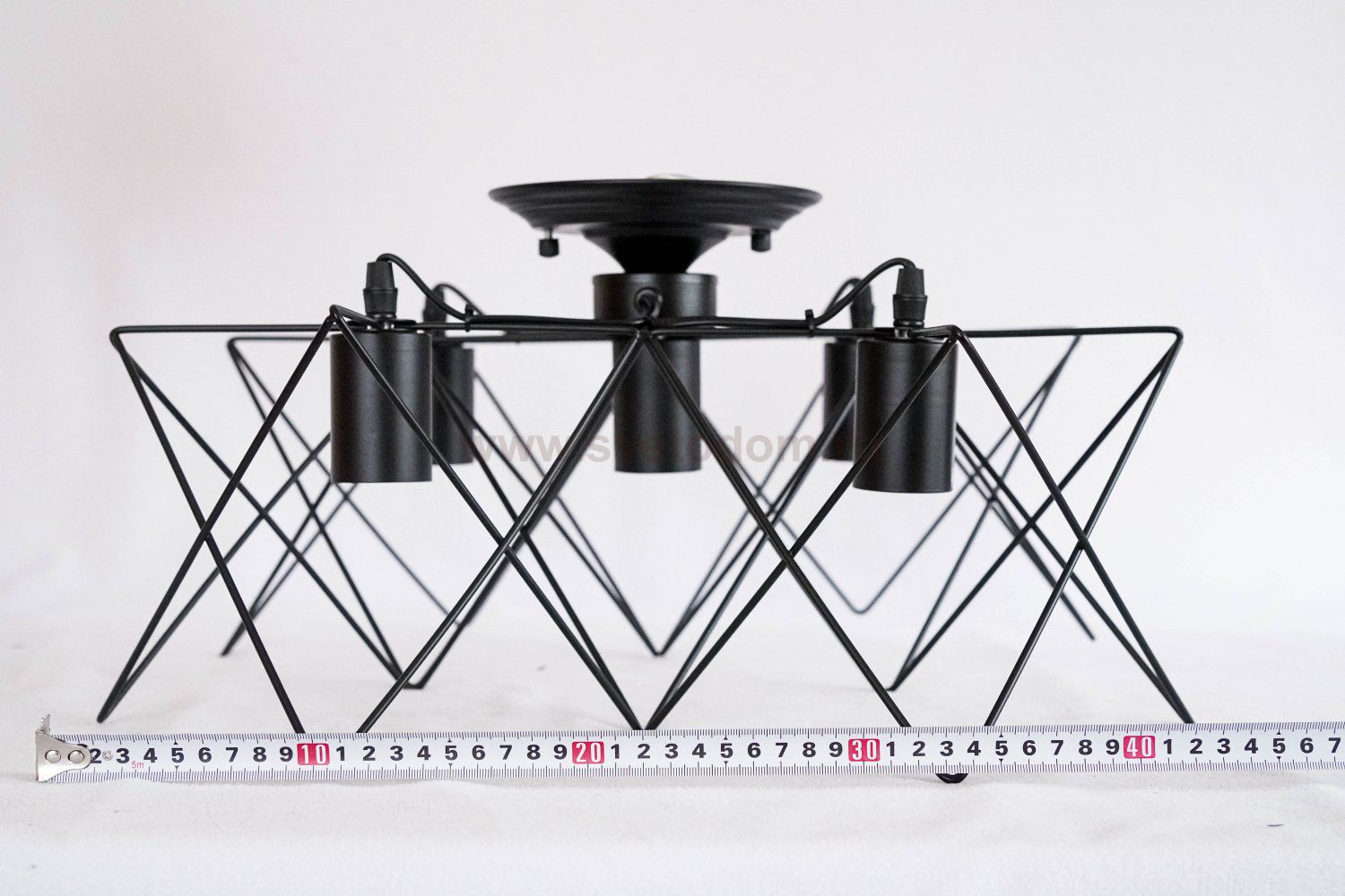 Люстра лофт Arte Lamp A6048PL-5BK черная TELA