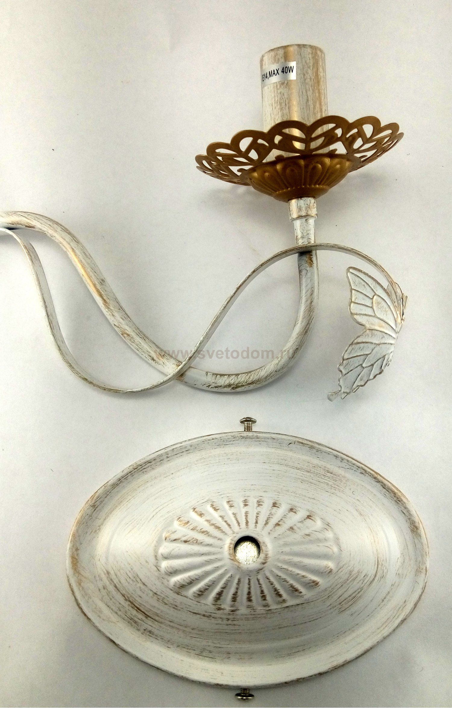 Светильник настенный бра Arte lamp A6114AP-1WG ALI