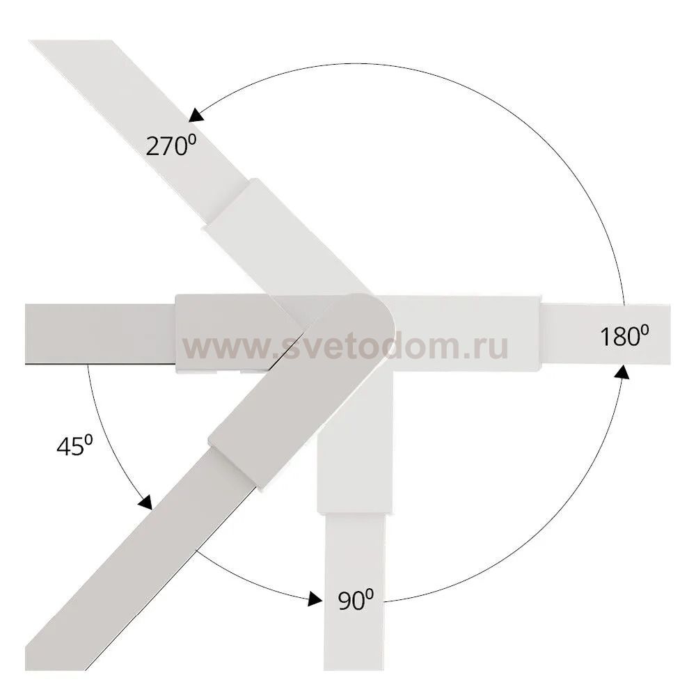 Комплектующие для магнитных треков Arte lamp A613833R RAPID-ACCESSORIES