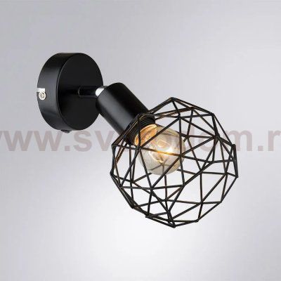 Накладной светильник спот Arte Lamp A6141AP-1BK SOSPIRO