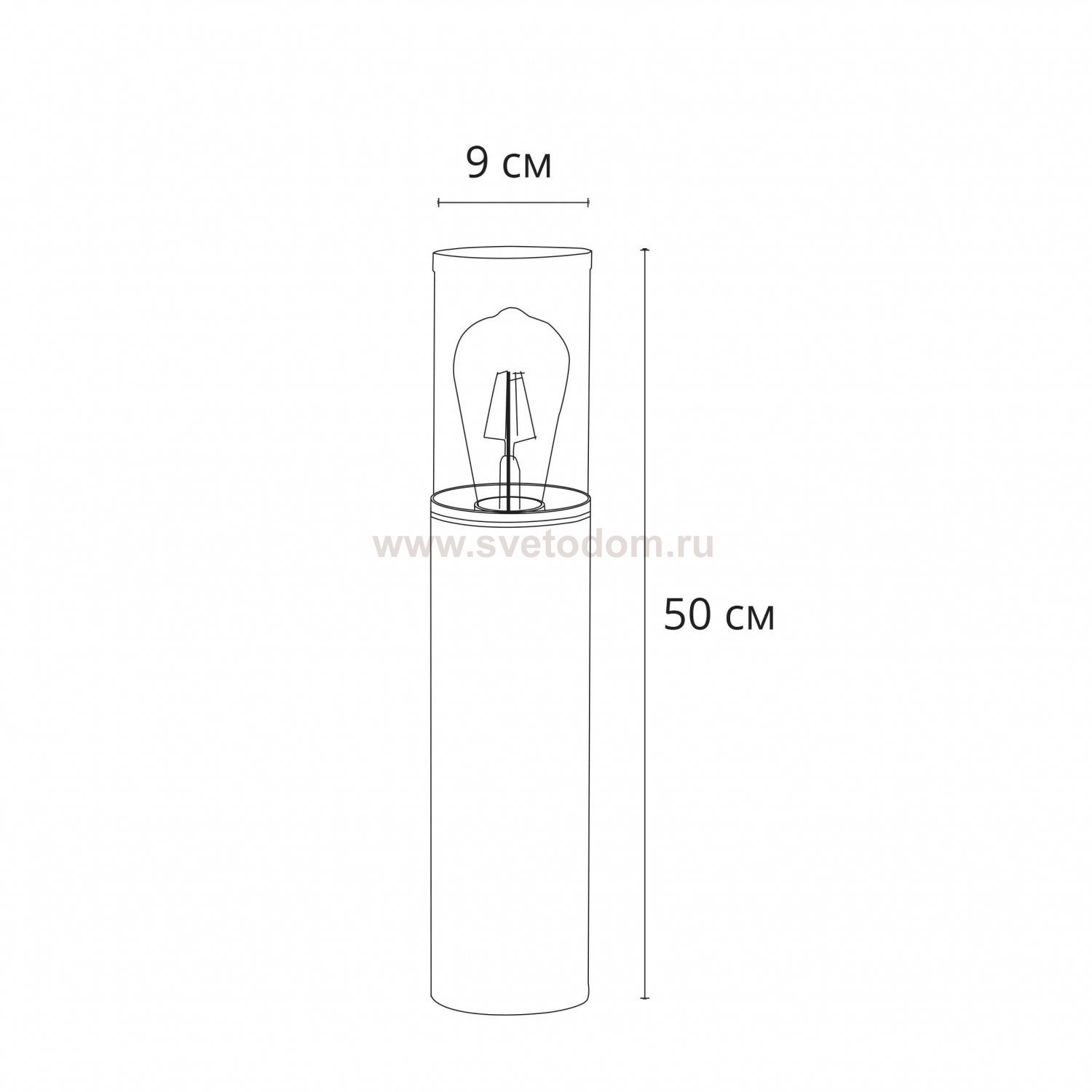 Ландшафтный светильник Arte lamp A6215PA-1BK WAZN