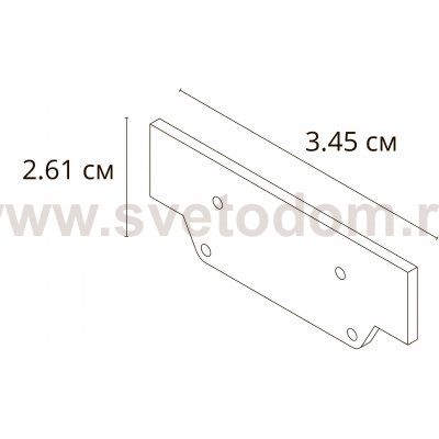 КОННЕКТОР-ЗАГЛУШКА Arte lamp A631005E TRACK ACCESSORIES