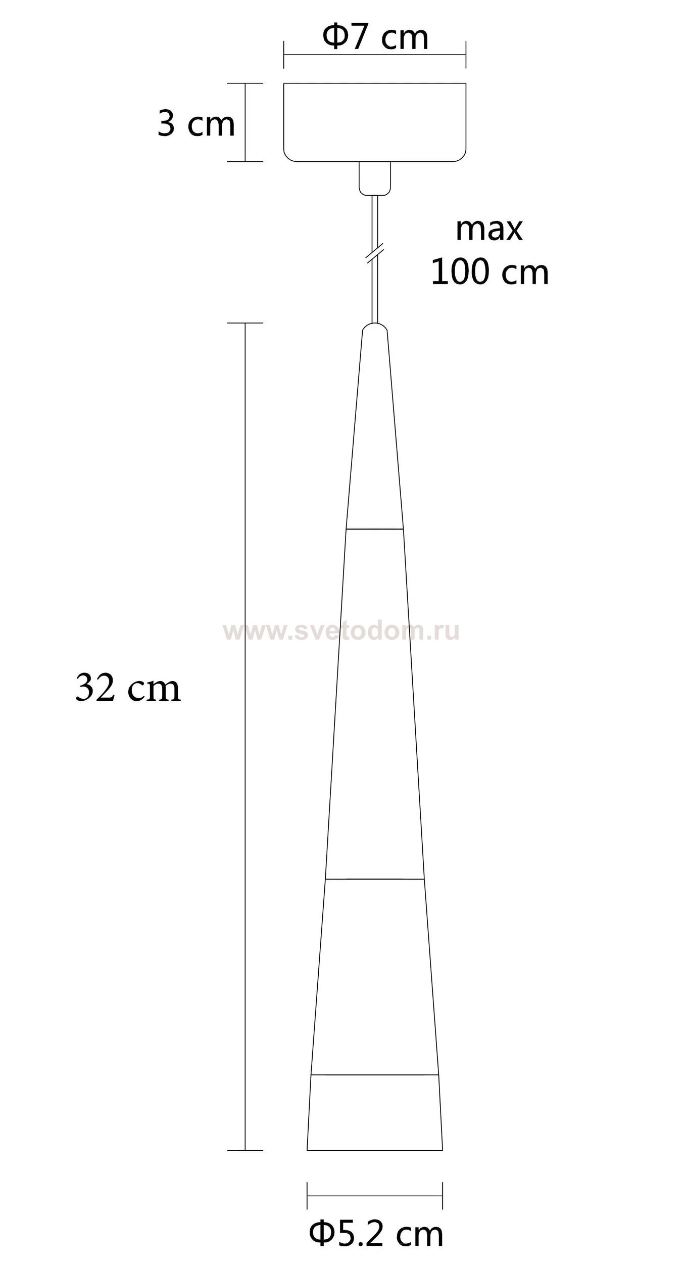 Подвес Arte Lamp A6576SP-1CC SABIK
