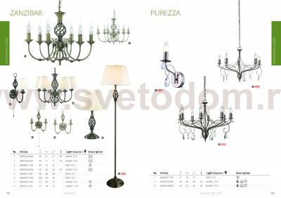 Светильник настенный Arte lamp A6645AP-1SS Purezza