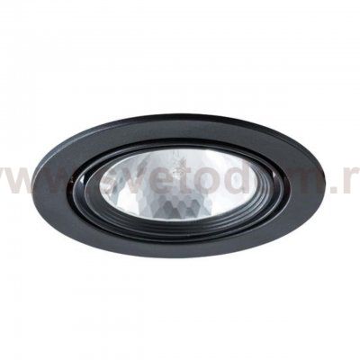 Светильник встраиваемый черный Arte Lamp A6664PL-1BK APUS