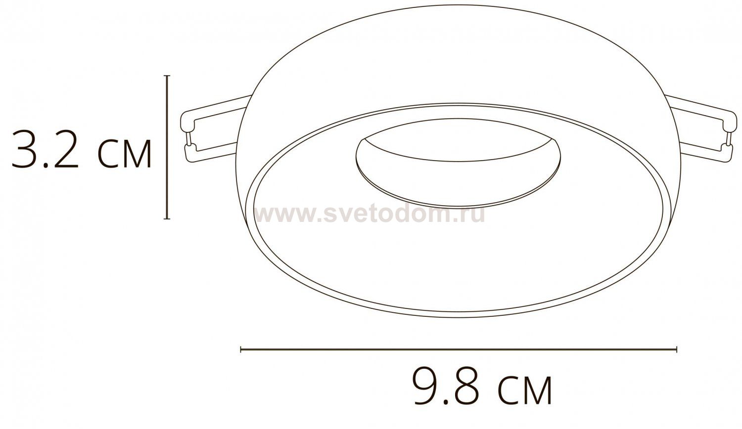 Точечный встраиваемый светильник Arte lamp A6666PL-1BK HEZE