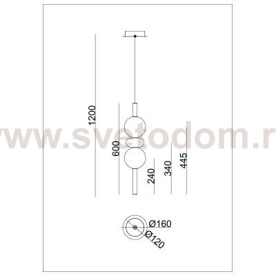 Светильник подвесной Arte Lamp A6835SP-12SM VASSOIO
