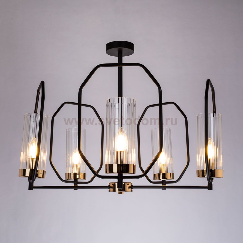 Светильник потолочный Arte lamp A7004PL-5BK CELAENO