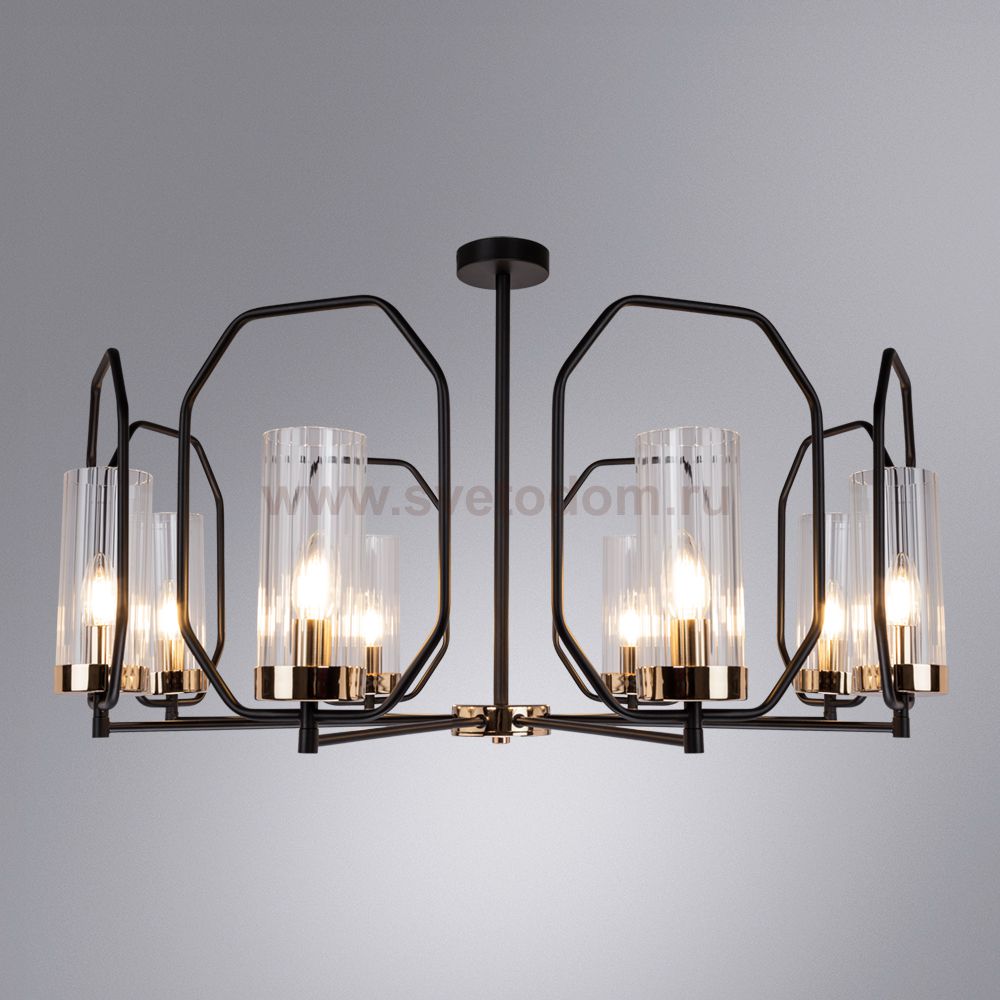 Светильник потолочный Arte lamp A7004PL-8BK CELAENO
