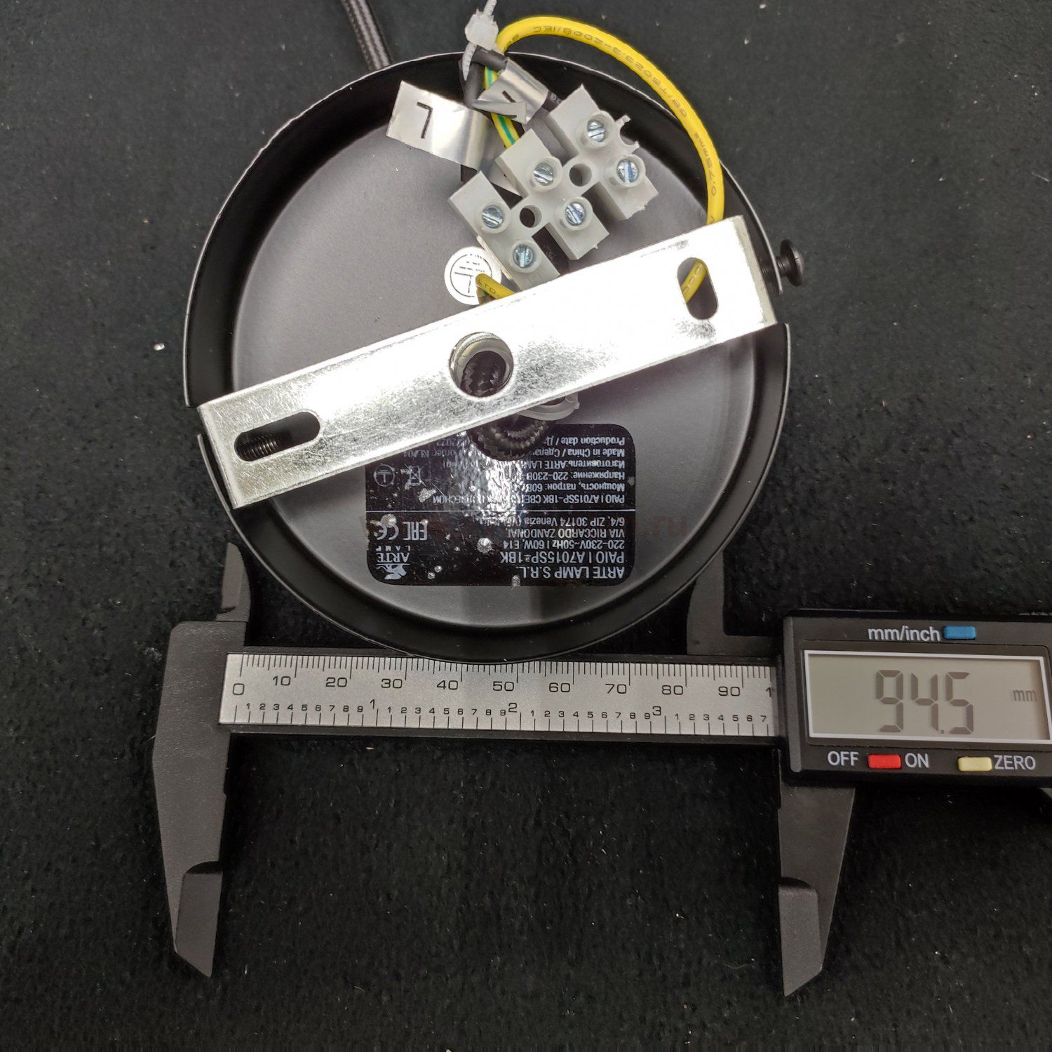 Светильник подвесной Arte Lamp A7015SP-1BK PAIO