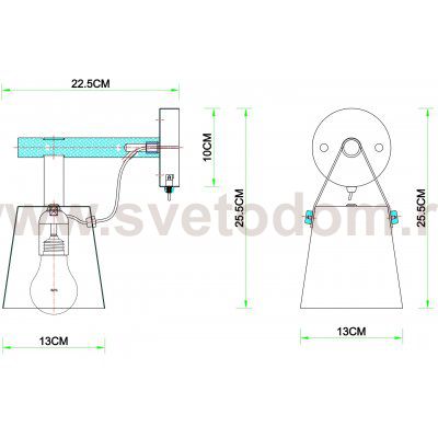 Светильник настенный бра Arte lamp A7032AP-1WH 