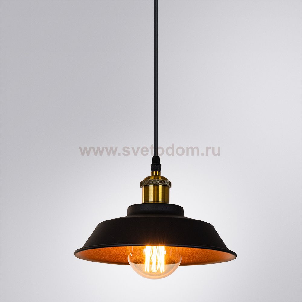 Светильник подвесной Arte lamp A7038SP-1BK CAPPELLO