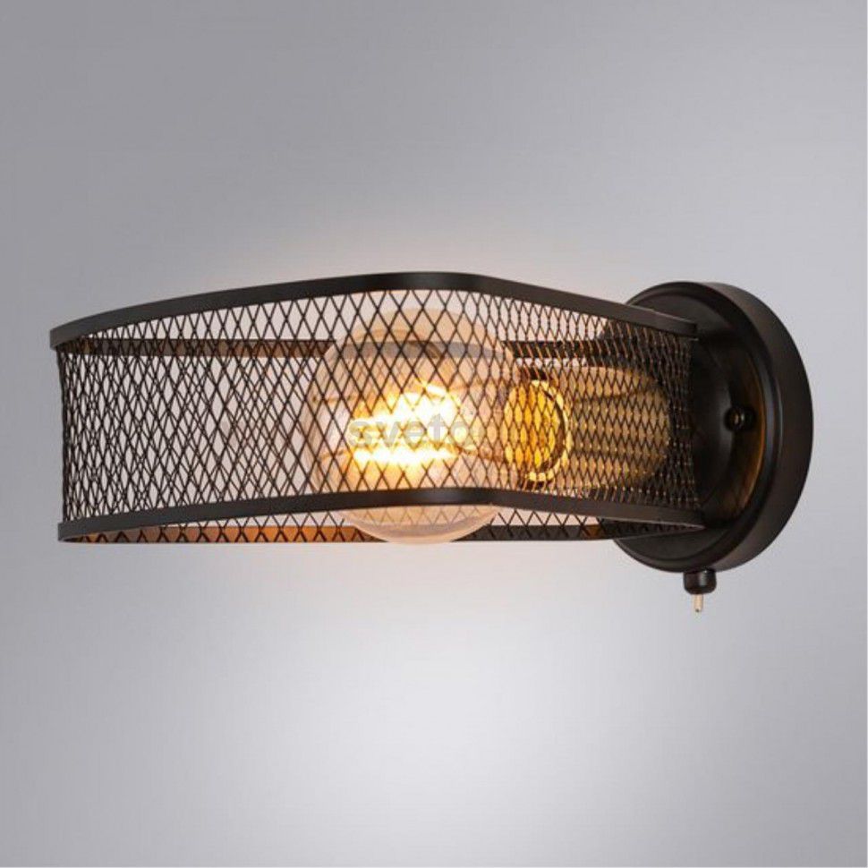 Светильник настенный Arte Lamp A7044AP-1BK MAASYM