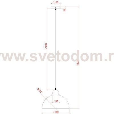 Светильник подвесной Arte Lamp A7053SP-1BK RECINTO