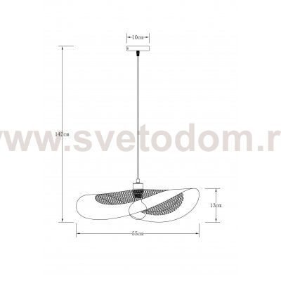 Светильник подвесной Arte Lamp A7059SP-1BK WOODSTOCK