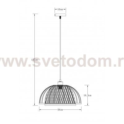 Светильник подвесной Arte Lamp A7071SP-1BK WOODSTOCK