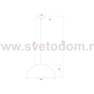Подвес Arte Lamp A7077SP-1BK CARMEL