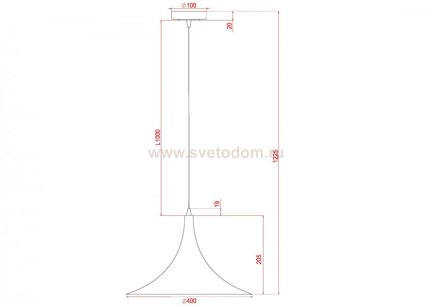 Подвес Arte Lamp A7080SP-1BK CARMEL