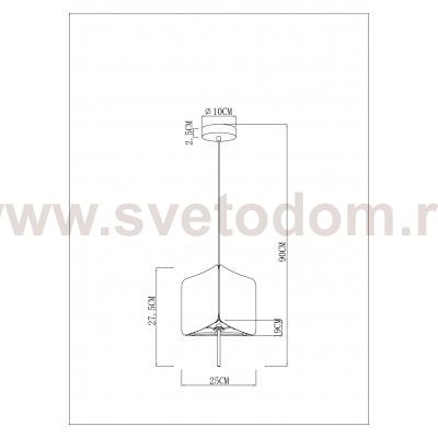 Arte lamp A7084SP-1BK TRIXIE