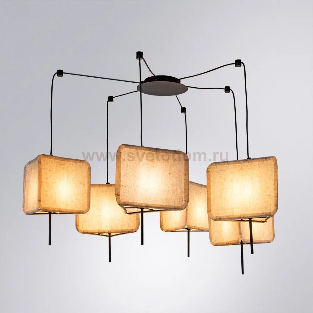 Подвесные люстры Arte lamp A7084SP-6BK TRIXIE