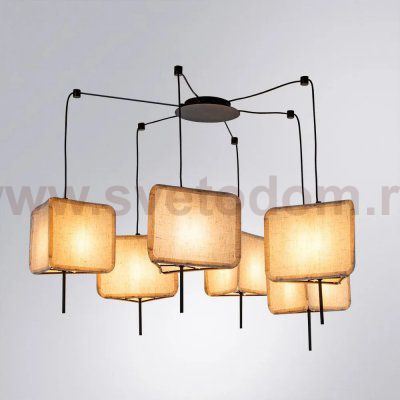 Подвесные люстры Arte lamp A7084SP-6BK TRIXIE