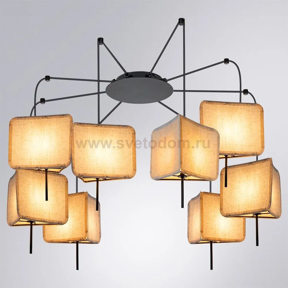 Подвесные люстры Arte lamp A7084SP-8BK TRIXIE